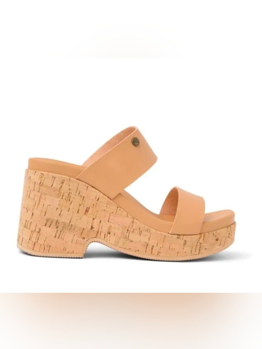Reef Sunset Ibiza Cork Platform Slide Sandals